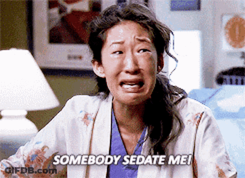 Woman Crying Saying Somebody Sedate Me GIF