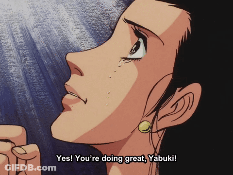 Woman Crying Saying You're Doing Great GIF