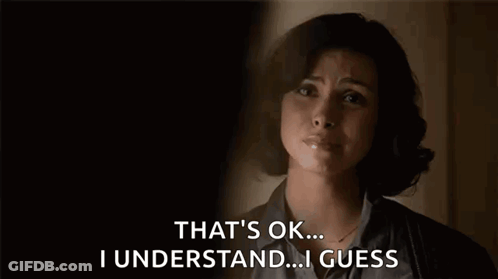 Woman Crying Says That's Ok I Understand I Guess GIF