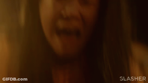 Woman Crying Slasher GIF