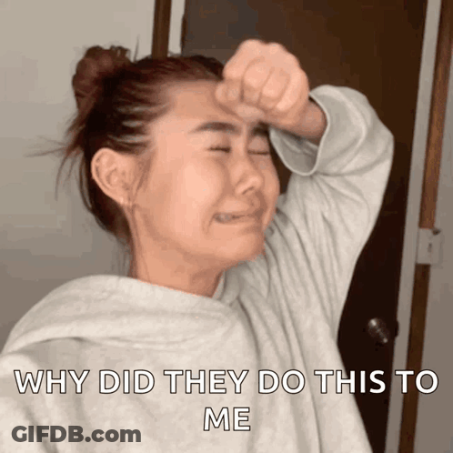 Woman Crying Why Did They Do This To Me GIF