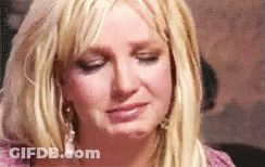 Woman Crying With Eyes Closed GIF