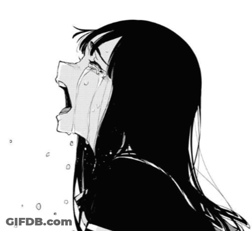 Woman Crying With Open Mouth GIF