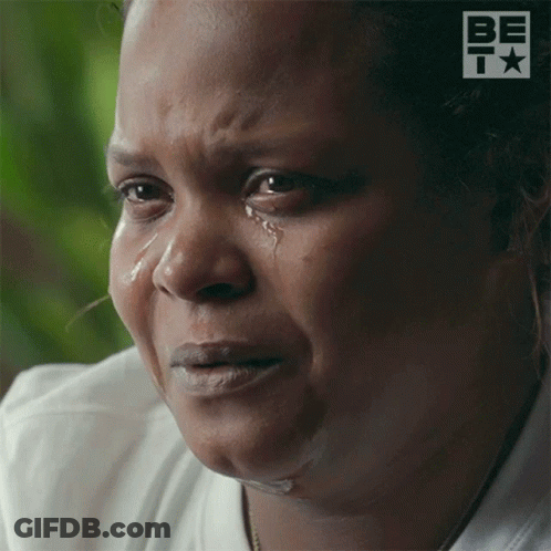 Woman Crying With Tears GIF