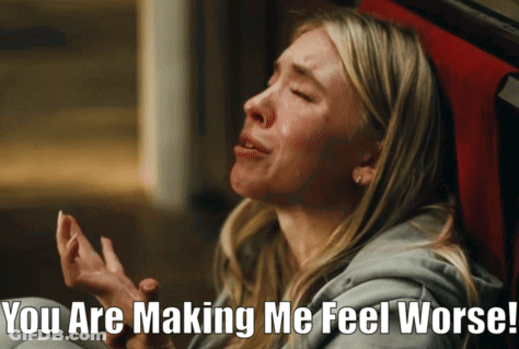 Woman Crying You Are Making Me Feel Worse GIF