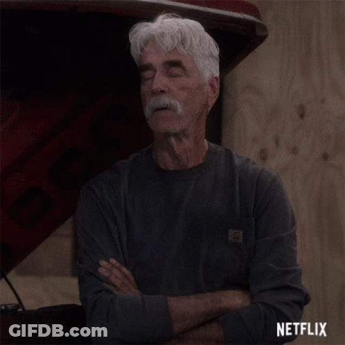Woman Cutting Hair Blue Wall GIF