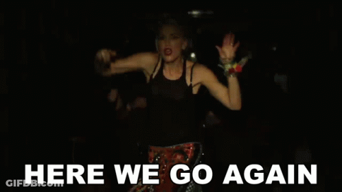 Woman Dancing Before Crowd Here We Go Again GIF