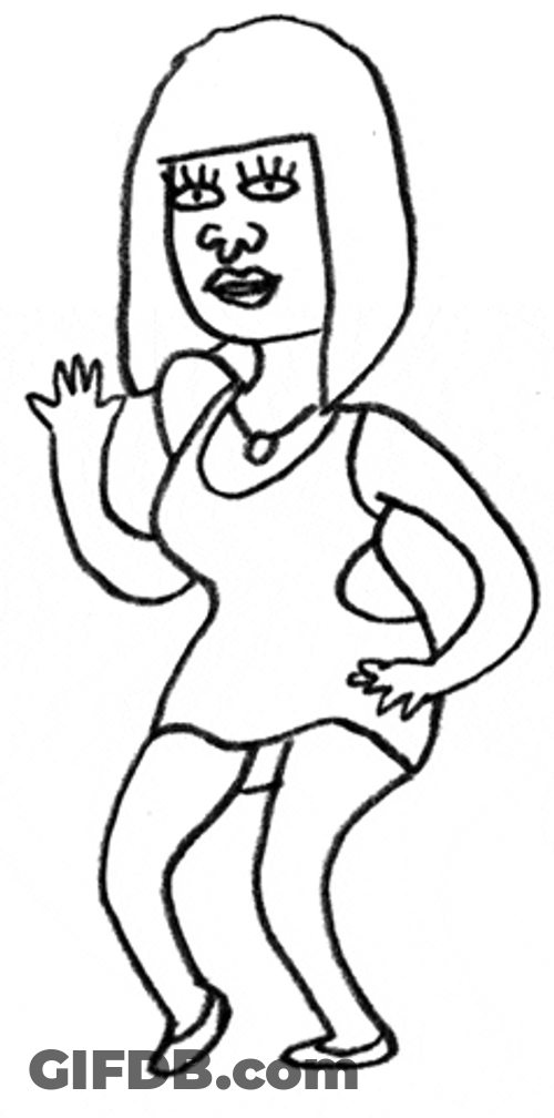 Woman Dancing Comics GIF
