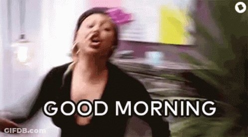 Woman Dancing Good Morning GIF