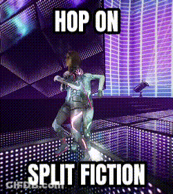 Woman Dancing Hop On Split Fiction GIF