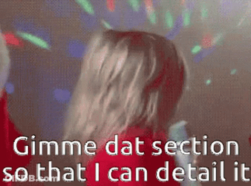 Woman Dancing In Disco Light Saying Gimme Dat Section GIF
