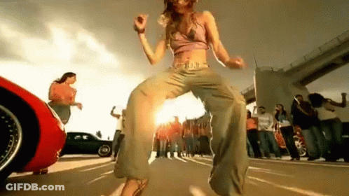 Woman Dancing In Front Of Crowd GIF