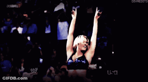 Woman Dancing In Front Of Crowd Divaedits GIF