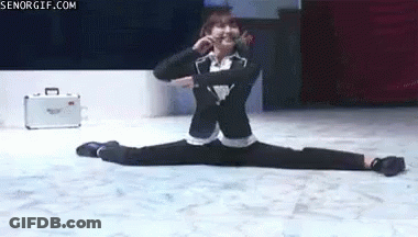Woman Dancing In Front Of Millennium Dance Academy Sign GIF