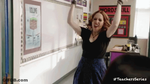 Woman Dancing In Front Of Words Kill Sign GIF
