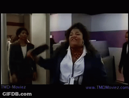 Woman Dancing In Hallway GIF