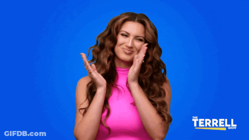 Woman Dancing In Pink Top GIF