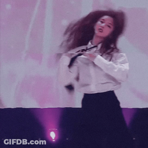 Woman Dancing In White Shirt And Tie GIF