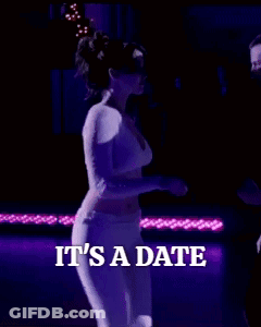 Woman Dancing It's A Date GIF