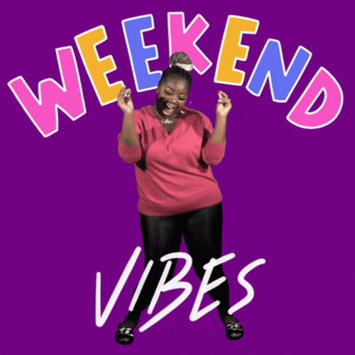 Woman Dancing Its The Weekend Vibes GIF