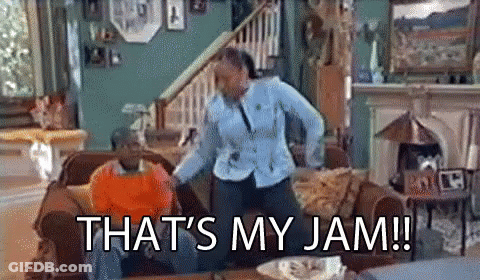 Woman Dancing On Couch That's My Jam GIF