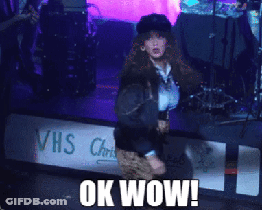 Woman Dancing On Stage Saying Ok Wow GIF