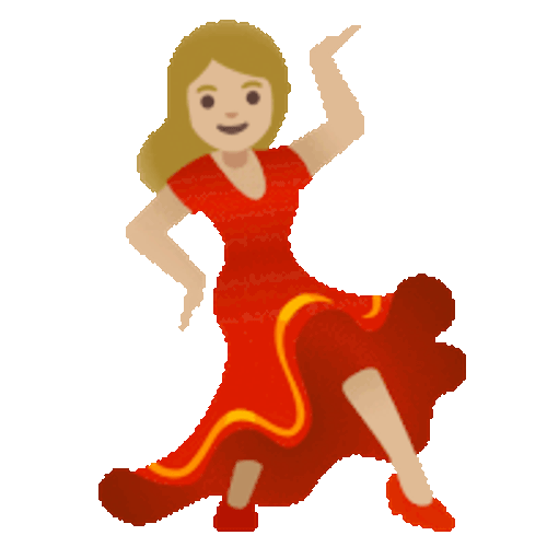 Woman Dancing Sticker GIF