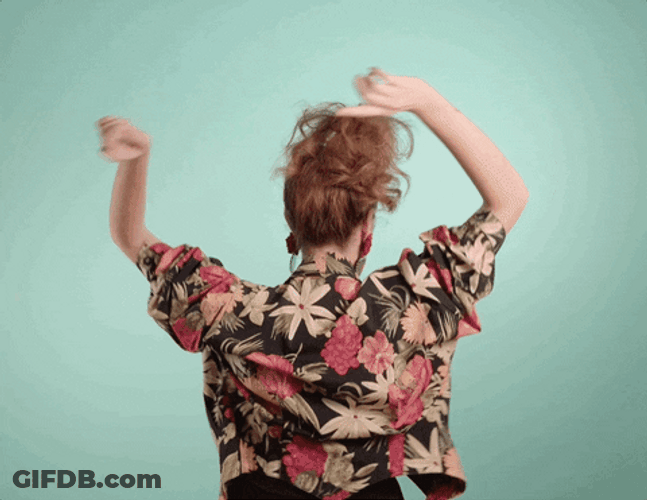 Woman Dancing Turn Around GIF