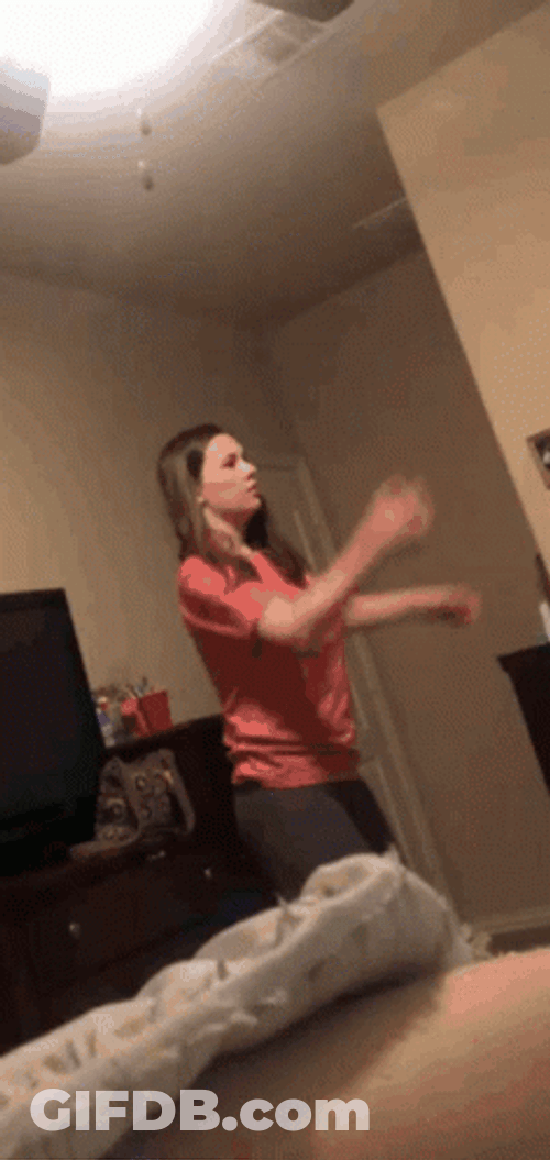 Woman Dancing Wack GIF