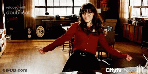 Woman Dancing With 76 Sign GIF