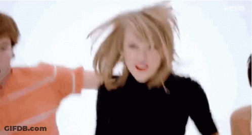 Woman Dancing With Group Of People GIF