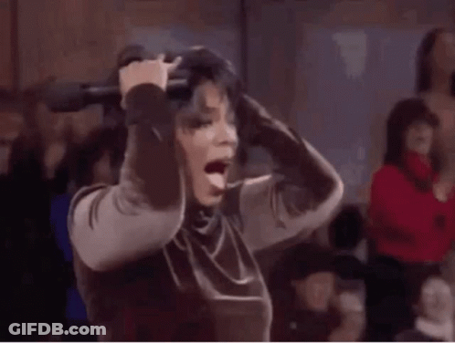Woman Dancing With Hands In The Air At Club GIF