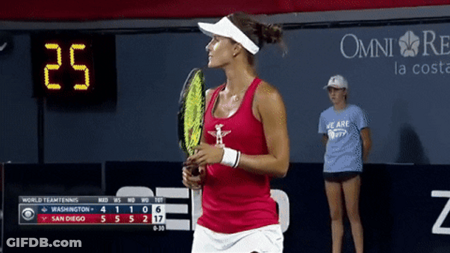 Woman Dancing World Team Tennis Dancing GIF
