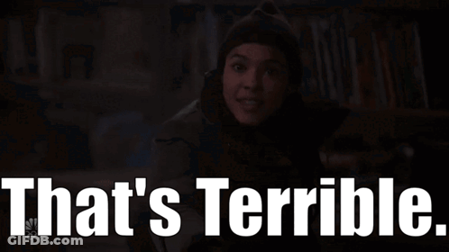 Woman Dark Room That's Terrible GIF
