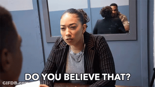 Woman Do You Believe That GIF