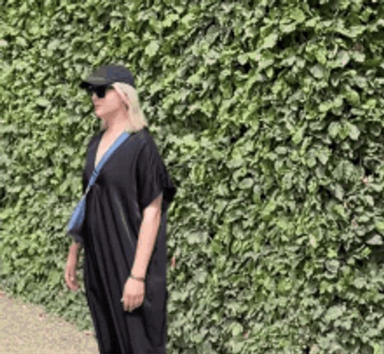 Woman Doing Homer Bush Hide GIF