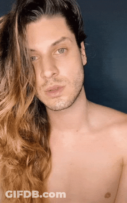 Woman Drag Queen Transformation GIF