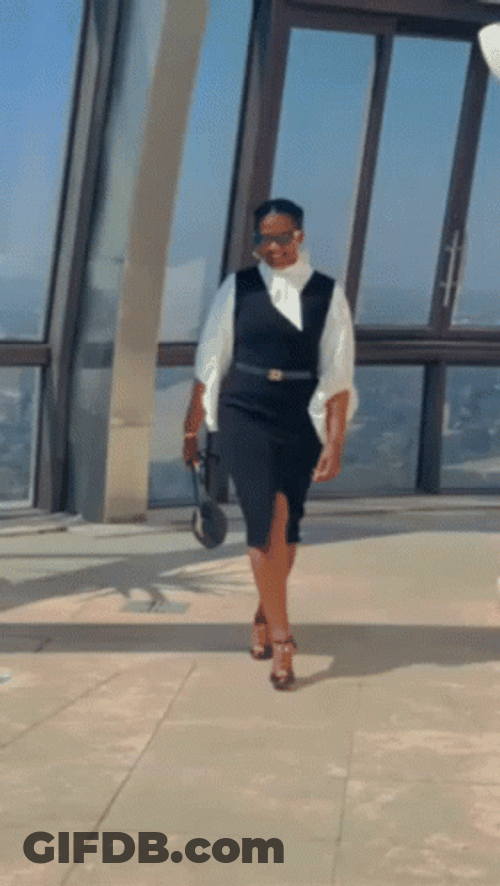 Woman Dressed Like Madam President GIF