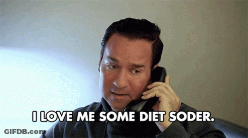 Woman Drinking Diet Coke GIF