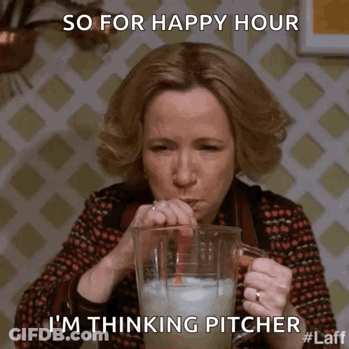 Woman Drinking Milkshake Through Straw GIF