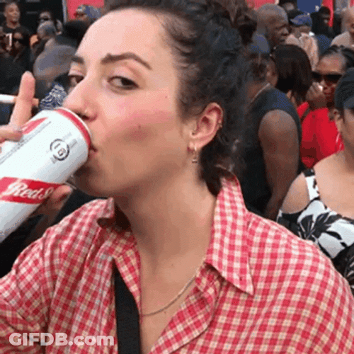 Woman Drinking Tequila GIF