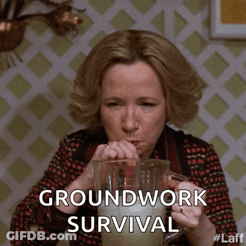 Woman Drinking Through Straw Groundwork Survival GIF