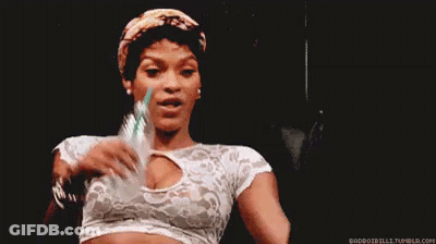 Woman Drinking Water Through Straw GIF