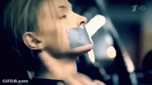 Woman Duct-Taped In Car, 7 HD Logo GIF
