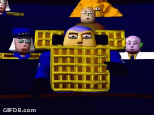Woman Eating Popcorn Making Funny Face As Man Looks On GIF