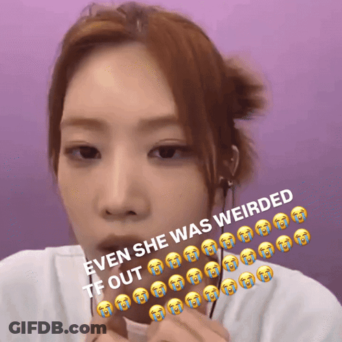 Woman Even She Was Weird TF Out GIF