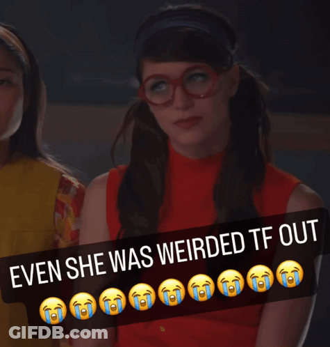 Woman Even She Was Weirded TF Out GIF