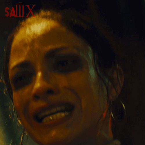 Woman Extreme Shouting In Saw Movie GIF
