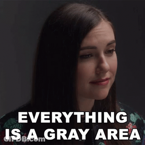 Woman Eyes Closed Everything Is Gray Area GIF