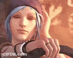 Woman Eyes Closed Hand On Head GIF